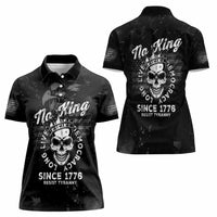No Kings In America Women Polo Shirt Resist Tyranny - Wonder Print Shop