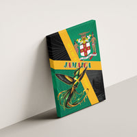 Jamaica Independence Day Canvas Wall Art Coat Of Arms With Doctor Bird Tropical Vibes