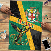 Jamaica Independence Day Puzzle Coat Of Arms With Doctor Bird Tropical Vibes