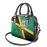 Jamaica Independence Day Shoulder Handbag Coat Of Arms With Doctor Bird Tropical Vibes