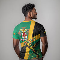 Jamaica Independence Day T shirt Coat Of Arms With Doctor Bird Tropical Vibes