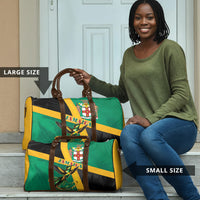 Jamaica Independence Day Travel Bag Coat Of Arms With Doctor Bird Tropical Vibes