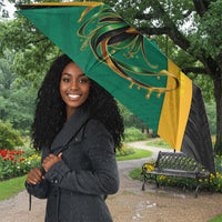 Jamaica Independence Day Umbrella Coat Of Arms With Doctor Bird Tropical Vibes