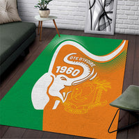 Ivory Coast 1960 Area Rug Happy Independence Day