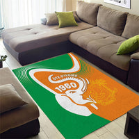 Ivory Coast 1960 Area Rug Happy Independence Day