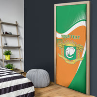 Personalized Ivory Coast 1960 Door Cover Happy Independence Day