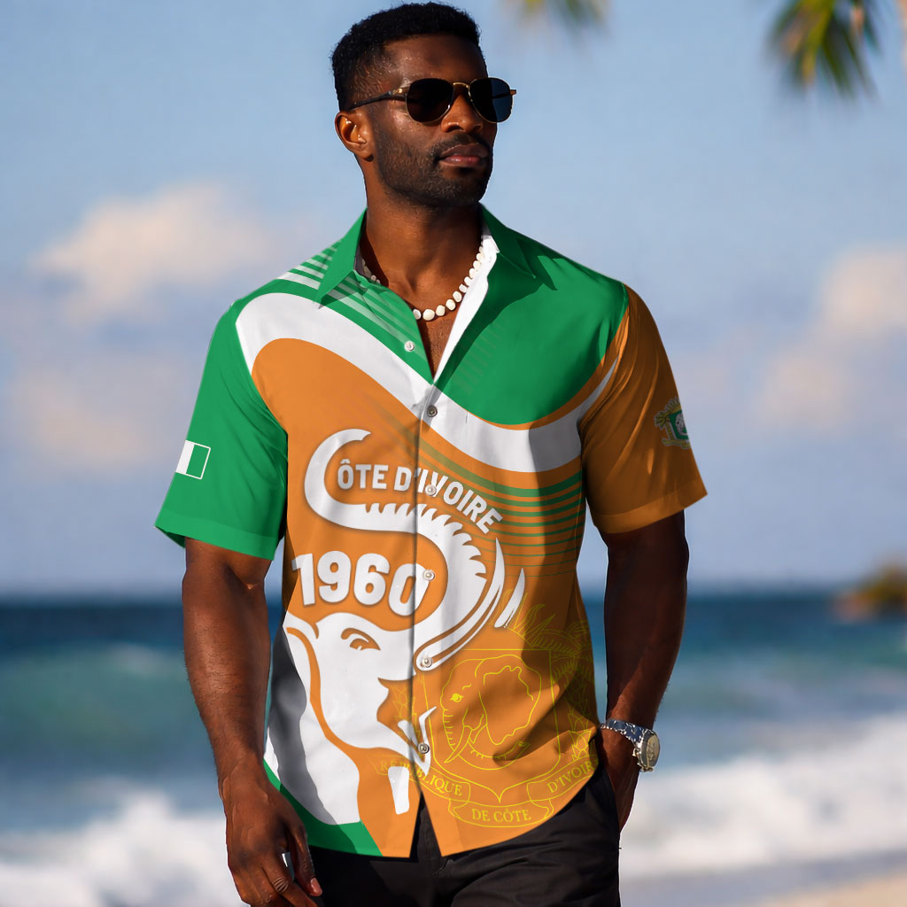 Personalized Ivory Coast 1960 Hawaiian Shirt Happy Independence Day LT05