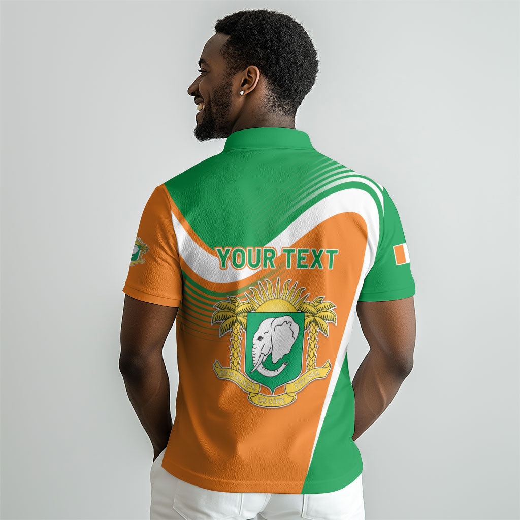 Personalized Ivory Coast 1960 Polo Shirt Happy Independence Day LT05