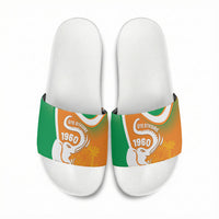 Ivory Coast 1960 Slide Sandals Happy Independence Day