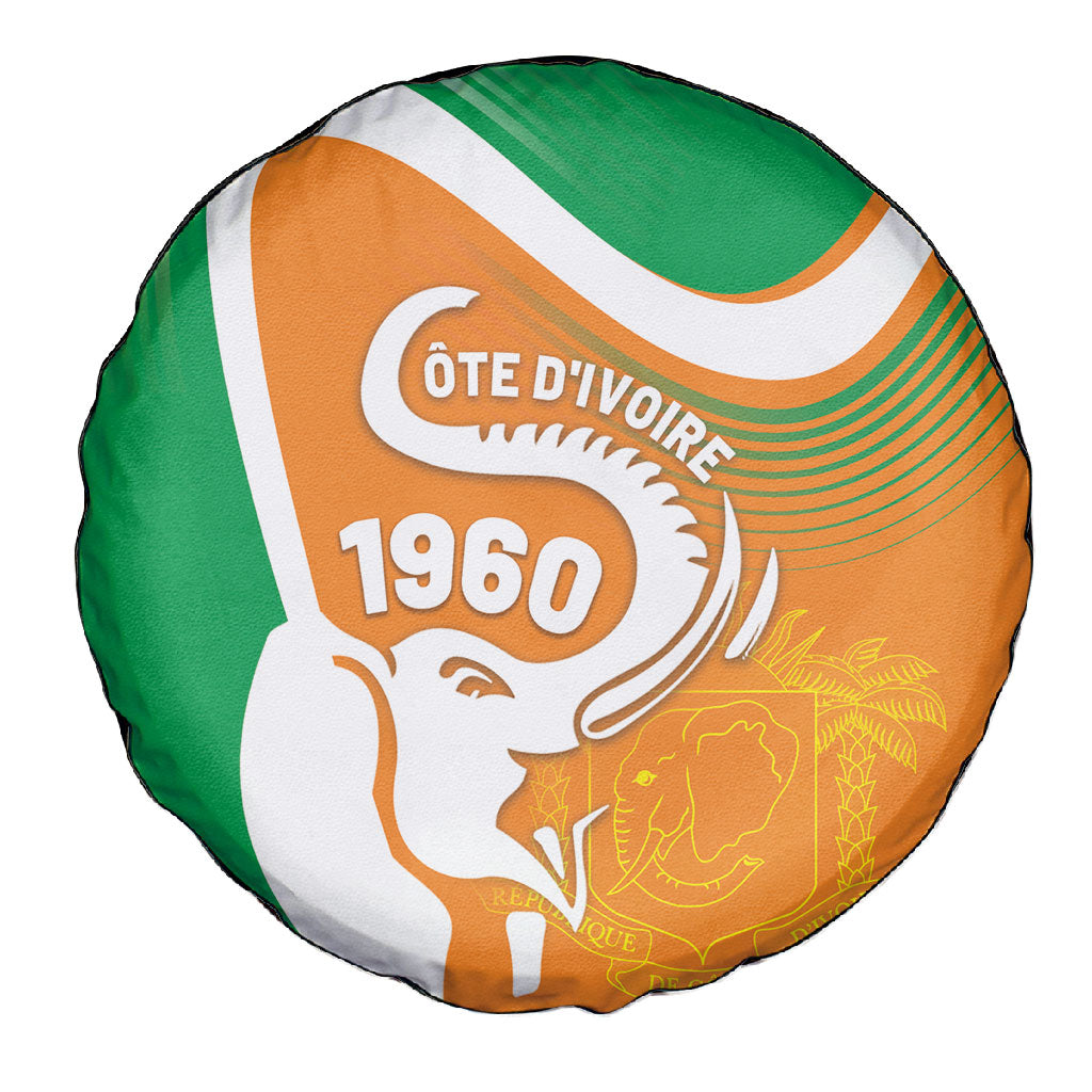 Ivory Coast 1960 Spare Tire Cover Happy Independence Day