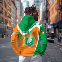 Personalized Ivory Coast 1960 Zip Hoodie Happy Independence Day