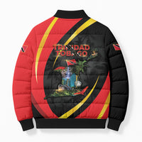 Trinidad And Tobago Independence Day Bomber Puffer Jacket Two Islands One Nation Endless Pride