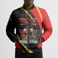 Trinidad And Tobago Independence Day Bomber Puffer Jacket Two Islands One Nation Endless Pride