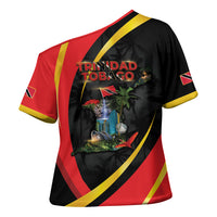 Trinidad And Tobago Independence Day Cross Shoulder Shirt Two Islands One Nation Endless Pride