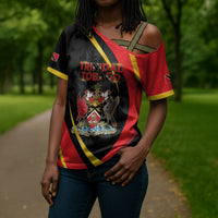 Trinidad And Tobago Independence Day Cross Shoulder Shirt Two Islands One Nation Endless Pride