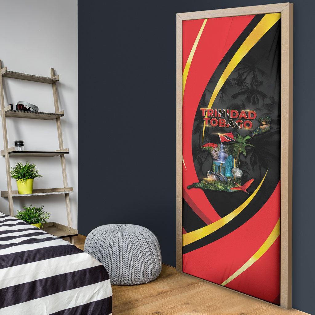 Trinidad And Tobago Independence Day Door Cover Two Islands One Nation Endless Pride