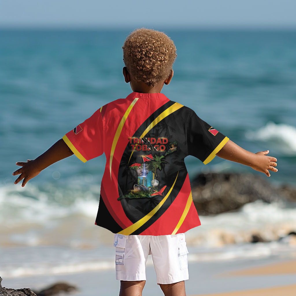 Trinidad And Tobago Independence Day Kid Hawaiian Shirt Two Islands One Nation Endless Pride