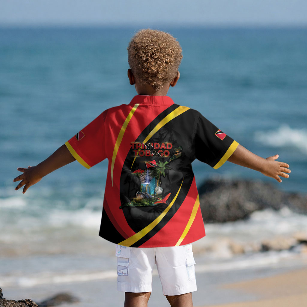 Trinidad And Tobago Independence Day Kid Hawaiian Shirt Two Islands One Nation Endless Pride LT05
