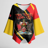 Trinidad And Tobago Independence Day Kimono Sleeve Blouse Two Islands One Nation Endless Pride