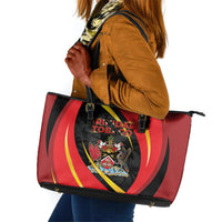 Trinidad And Tobago Independence Day Leather Tote Bag Two Islands One Nation Endless Pride