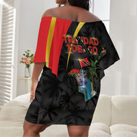 Trinidad And Tobago Independence Day Off Shoulder Short Dress Two Islands One Nation Endless Pride