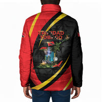 Trinidad And Tobago Independence Day Padded Jacket Two Islands One Nation Endless Pride