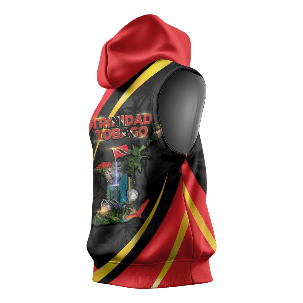 Trinidad And Tobago Independence Day Sleeveless Hoodie Two Islands One Nation Endless Pride