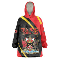 Trinidad And Tobago Independence Day Wearable Blanket Hoodie Two Islands One Nation Endless Pride