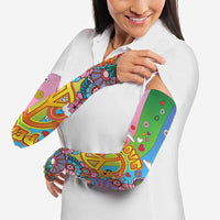 Hippie Peace Love Arm Sleeves Colorful Style - Wonder Print Shop