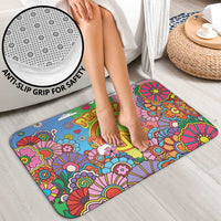 Hippie Peace Love Bathroom Set Colorful Style - Wonder Print Shop