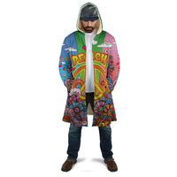 Hippie Peace Love Cloak Colorful Style - Wonder Print Shop
