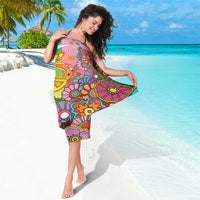 Hippie Peace Love Sarong Colorful Style - Wonder Print Shop