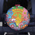 Hippie Peace Love Spare Tire Cover Colorful Style - Wonder Print Shop