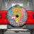 Hippie Peace Love Spare Tire Cover Colorful Style - Wonder Print Shop