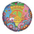 Hippie Peace Love Spare Tire Cover Colorful Style - Wonder Print Shop