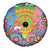 Hippie Peace Love Spare Tire Cover Colorful Style - Wonder Print Shop