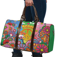 Hippie Peace Love Travel Bag Colorful Style - Wonder Print Shop