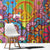 Hippie Peace Love Window Curtain Colorful Style - Wonder Print Shop