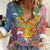 Hippie Peace Love Women Casual Shirt Colorful Style - Wonder Print Shop