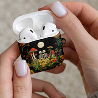 Skeleton Lovers AirPods Case Hippie Gothic Aesthetic - Wonder Print Shop
