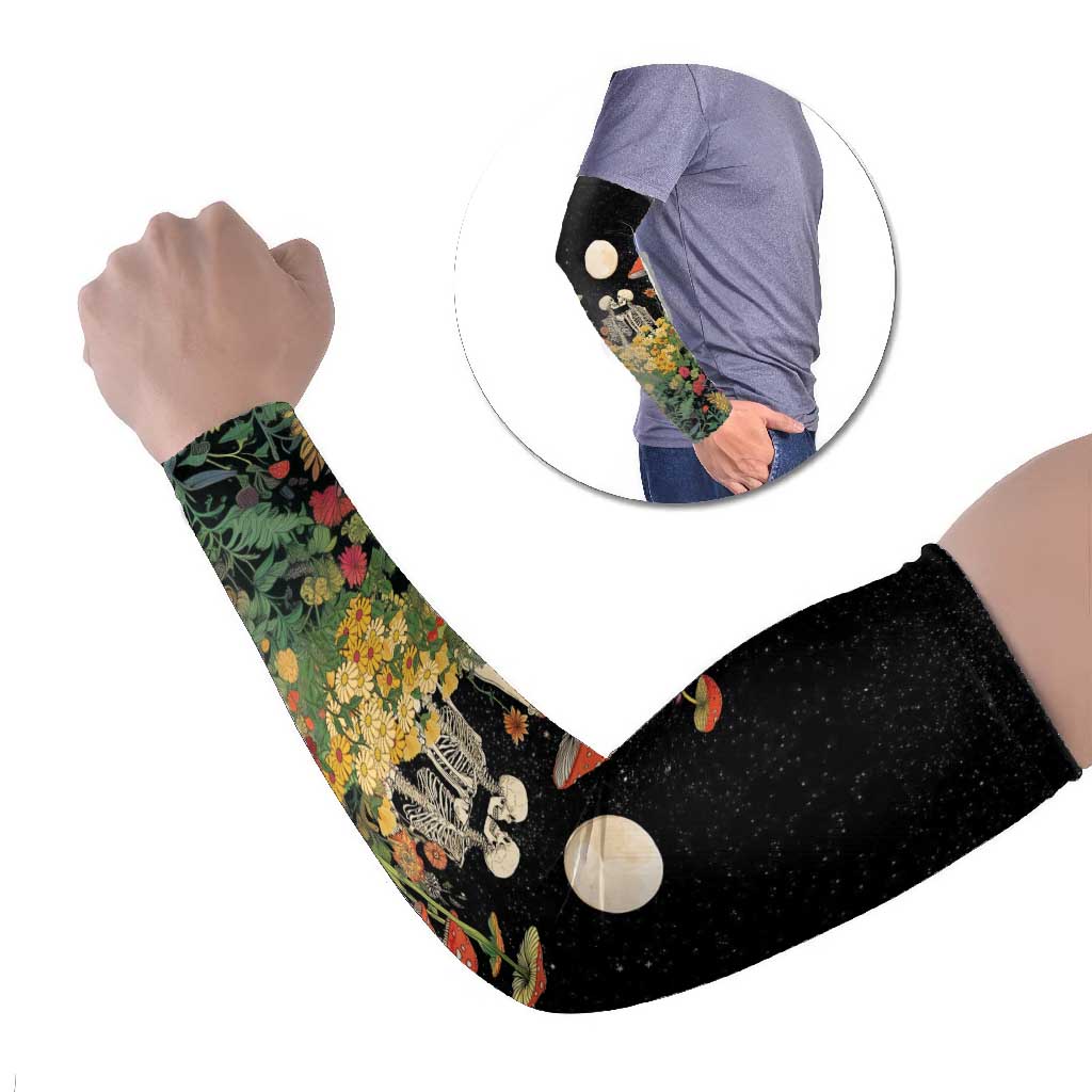 Skeleton Lovers Arm Sleeves Hippie Gothic Aesthetic - Wonder Print Shop