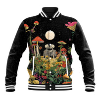 Skeleton Lovers Baseball Jacket Hippie Gothic Aesthetic - Wonder Print Shop