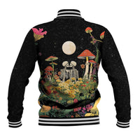 Skeleton Lovers Baseball Jacket Hippie Gothic Aesthetic - Wonder Print Shop