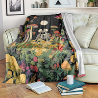 Skeleton Lovers Blanket Hippie Gothic Aesthetic - Wonder Print Shop