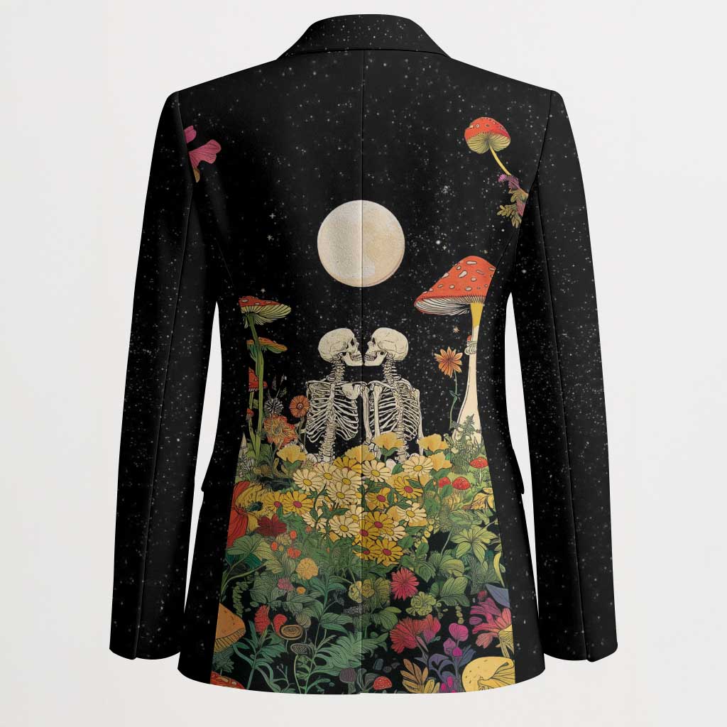 Skeleton Lovers Blazer Hippie Gothic Aesthetic - Wonder Print Shop