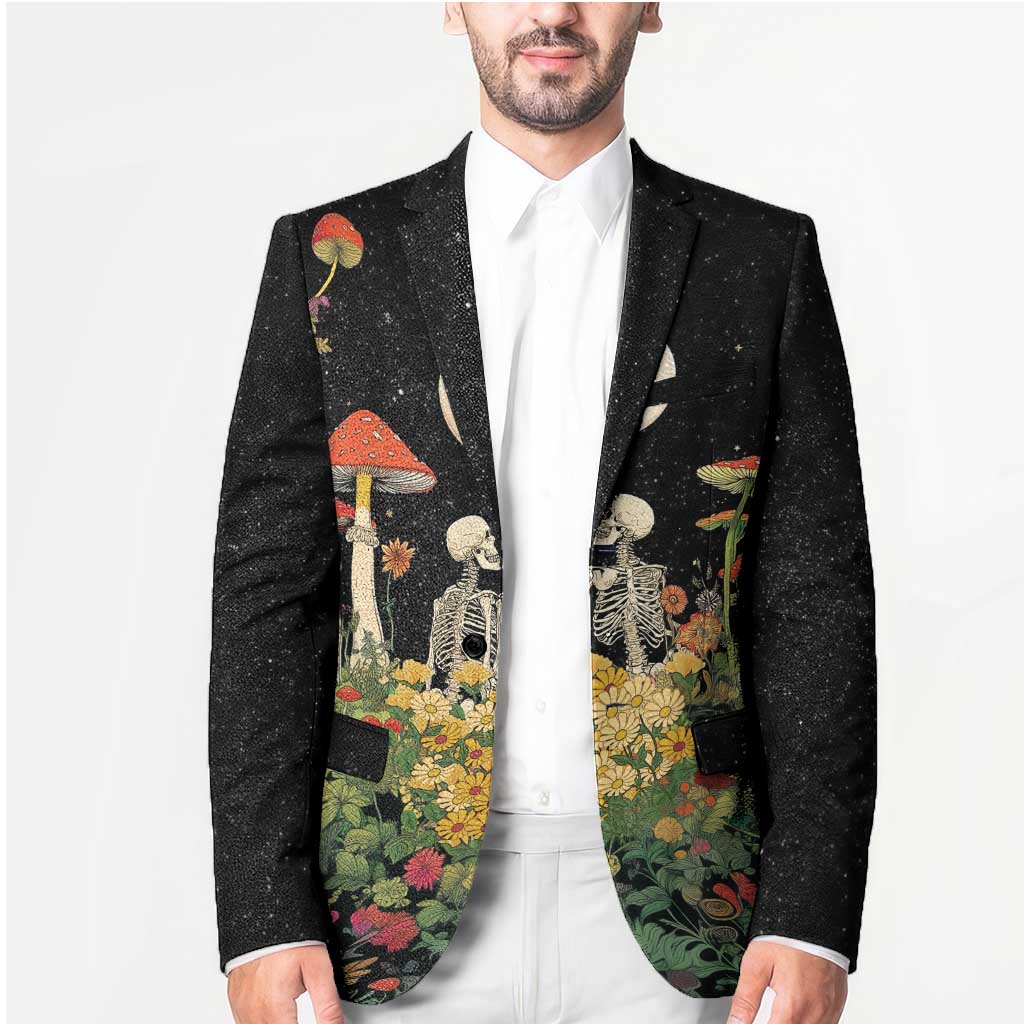 Skeleton Lovers Blazer Hippie Gothic Aesthetic - Wonder Print Shop