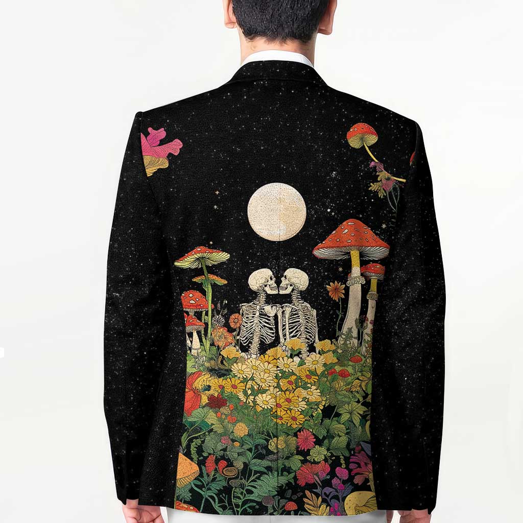 Skeleton Lovers Blazer Hippie Gothic Aesthetic - Wonder Print Shop