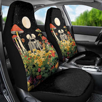 Skeleton Lovers Car Seat Cover Hippie Gothic Aesthetic - Wonder Print Shop