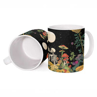 Skeleton Lovers Ceramic Mug Hippie Gothic Aesthetic - Wonder Print Shop