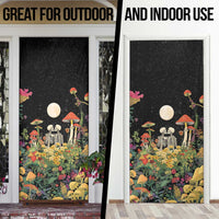 Skeleton Lovers Door Cover Hippie Gothic Aesthetic - Wonder Print Shop